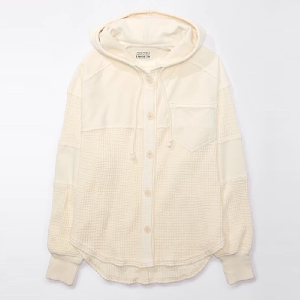 American Eagle Oversized Big Hug Shacket